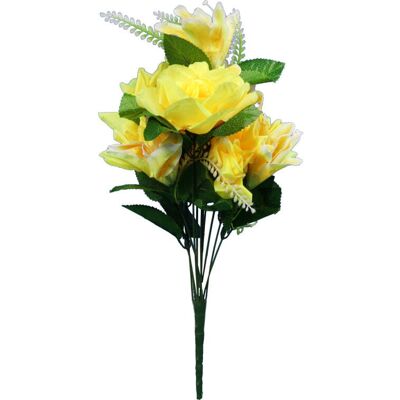 OEM Bouquet Di Fiori Misti Colorati Con Rose E Gigli Nelle Tonalità Del Rosa Scuro E Del Giallo - 54 Cm OEM Bouquet Di Fiori Misti Colorati Con Rose E Gigli Nelle Tonalità Del Rosa Scuro E Del Giallo - 54 Cm