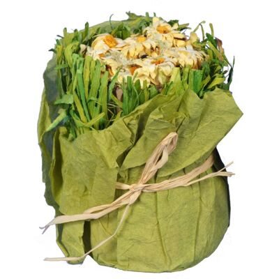 OEM Composizione Floreale Di Carta Gialla OEM Composizione Floreale Di Carta Gialla