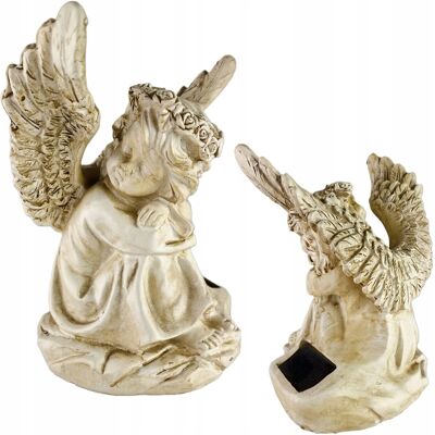 OEM Candela Solare Angelo Custode, Corona Luminosa Per Il Giardino O La Tomba, 16 Cm OEM Candela Solare Angelo Custode, Corona Luminosa Per Il Giardino O La Tomba, 16 Cm