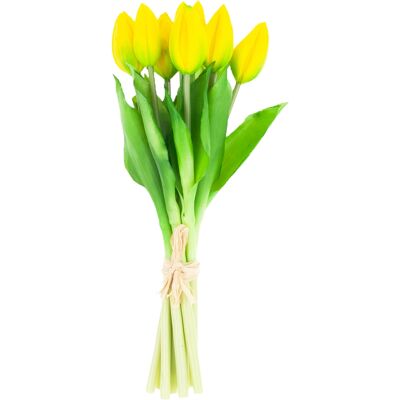 OEM Cv08289-4 Bouquet Di Tulipani In Gomma Effetto Realistico, 9 Pezzi OEM Cv08289-4 Bouquet Di Tulipani In Gomma Effetto Realistico, 9 Pezzi