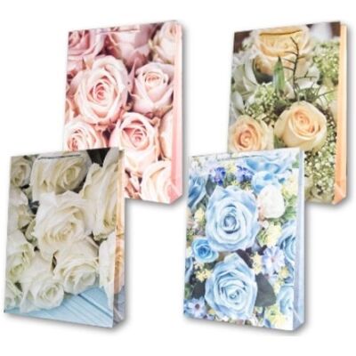 OEM Borsa Decorativa Laminata Pl-9 Con Rose Grandi OEM Borsa Decorativa Laminata Pl-9 Con Rose Grandi