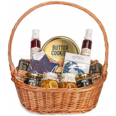 OEM Cesto Regalo Con Biscotti, Set Regalo Di Natale OEM Cesto Regalo Con Biscotti, Set Regalo Di Natale