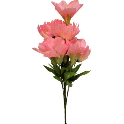 OEM Bouquet Di 9 Fiori Misti Di Giglio E Amarillide Rosa OEM Bouquet Di 9 Fiori Misti Di Giglio E Amarillide Rosa