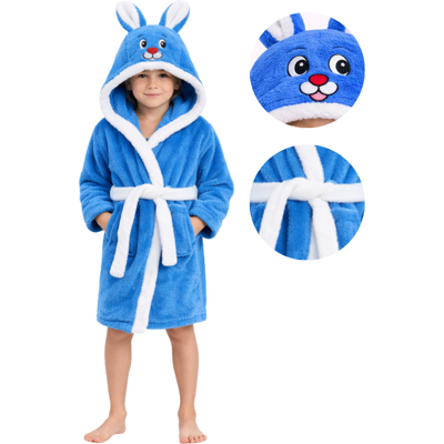 OEM Accappatoio Da Bambina Con Cappuccio A Forma Di Coniglio, Taglia 7/8 Anni, Lunghezza 128 Cm, Ideale Come Regalo. OEM Accappatoio Da Bambina Con Cappuccio A Forma Di Coniglio, Taglia 7/8 Anni, Lunghezza 128 Cm, Ideale Come Regalo.