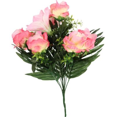 OEM Bouquet Di 10 Fiori Misti: Amarilli, Rosa, Rosa Chiaro OEM Bouquet Di 10 Fiori Misti: Amarilli, Rosa, Rosa Chiaro