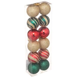 ATMOSPHERA Palle Di Natale 40mm X12 Delice - Feeric Lights & Christmas ATMOSPHERA Palle Di Natale 40mm X12 Delice - Feeric Lights & Christmas