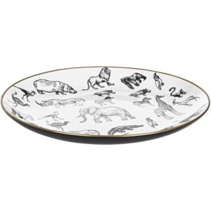 BIZZOTTO - Piatto Decorativo Africa In Porcellana Decalcomania Ø 35 X H 4 Cm BIZZOTTO - Piatto Decorativo Africa In Porcellana Decalcomania Ø 35 X H 4 Cm