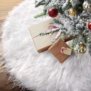 Gonna per Albero di Natale in Peluche Bianco Bakaji - Copertura Base Albero 78cm Effetto Neve Gonna per Albero di Natale in Peluche Bianco Bakaji - Copertura Base Albero 78cm Effetto Neve