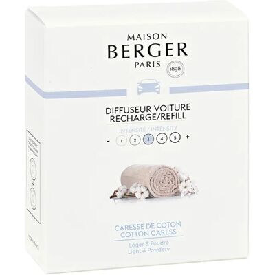 LAMPE BERGER Ricarica Diffusore Auto Caresse Coton X2 - LAMPE BERGER Ricarica Diffusore Auto Caresse Coton X2 -