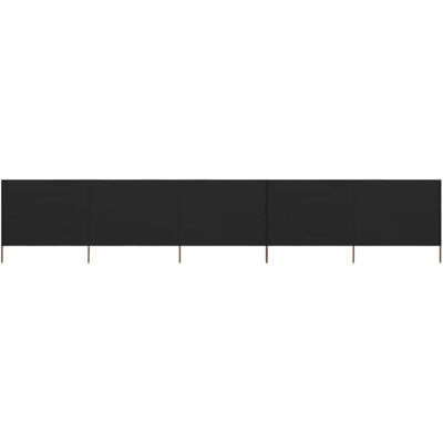 vidaXL Paravento 600x120cm Nero - Paravento vidaXL Paravento 600x120cm Nero - Paravento