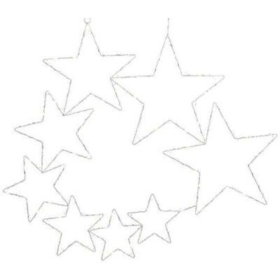 Kaemingk Stelle Microled Bianco 79x69x5 Cm Kaemingk Stelle Microled Bianco 79x69x5 Cm