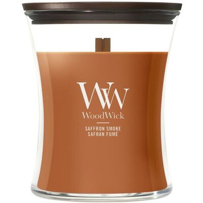 ALTRO Candela Clessidra Media Saffron Smoke 275g Marrone Woodwick ALTRO Candela Clessidra Media Saffron Smoke 275g Marrone Woodwick