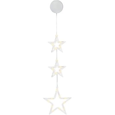 Kaemingk Decorazione Luminosa A Stelle Led Per Finestra H42 Cm Kaemingk Decorazione Luminosa A Stelle Led Per Finestra H42 Cm
