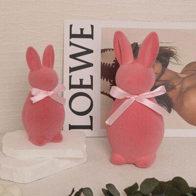 AULEDIO Decorazione Pasqua Interni – Set Conigli Tavola & Festa Rosa 14x6.5x7cm AULEDIO Decorazione Pasqua Interni – Set Conigli Tavola & Festa Rosa 14x6.5x7cm