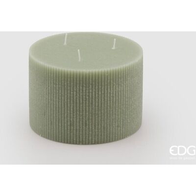 EDG Enzo De Gasperi Candela Dorica H 10 Cm D 15 Cm Light Green EDG Enzo De Gasperi Candela Dorica H 10 Cm D 15 Cm Light Green