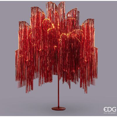 EDG Enzo De Gasperi Albero Di Natale Led Frange 2.160 Microled H 300 Cm D 160 Cm Red EDG Enzo De Gasperi Albero Di Natale Led Frange 2.160 Microled H 300 Cm D 160 Cm Red