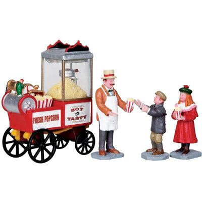 LEMAX - Carretto Pop Corn E Personaggi - Presepe Natalizio 02832 LEMAX - Carretto Pop Corn E Personaggi - Presepe Natalizio 02832