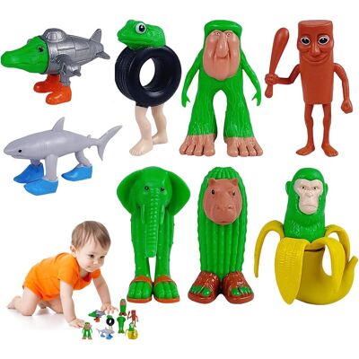 Neptune Tung Tung Tung Sahur - 8 Pezzi Tralalelo Tralala, Statuetta Stampata In 3d Brainrot, Giocattolo Tung Tung Tung Sahur, Decorazione Da Scrivania Per Collezione, Regali Neptune Tung Tung Tung Sahur - 8 Pezzi Tralalelo Tralala, Statuetta Stampata In 3d Brainrot, Giocattolo Tung Tung Tung Sahur, Decorazione Da Scrivania Per Collezione, Regali