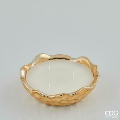 EDG Candele Profumate In Ciotola Oro Dorata Vasetto Natalizio Regalo Natale Dimensioni: Piccolo EDG Candele Profumate In Ciotola Oro Dorata Vasetto Natalizio Regalo Natale Dimensioni: Piccolo