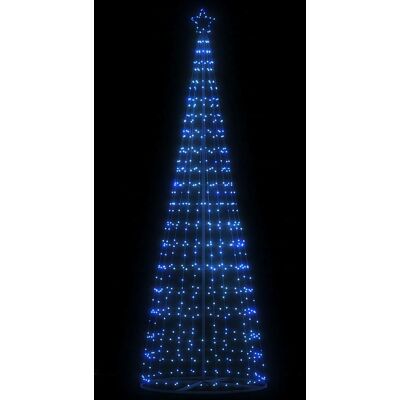 VIDAXL Albero Di Natale A Led 550 Led Blu 300 Cm VIDAXL Albero Di Natale A Led 550 Led Blu 300 Cm