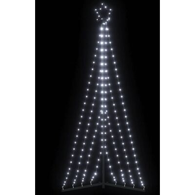 VIDAXL Albero Di Natale A Led 339 Led Bianco Freddo 187 Cm VIDAXL Albero Di Natale A Led 339 Led Bianco Freddo 187 Cm