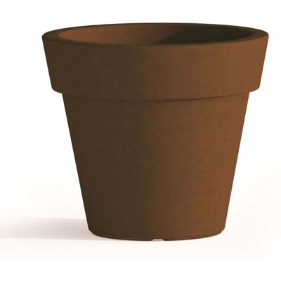 Vaso in resina Gemma - Marrone - Ø 80cm Vaso in resina Gemma - Marrone - Ø 80cm
