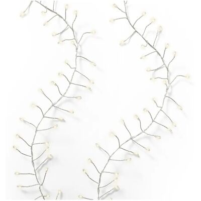 LUMINEO Catena Micro Led Compact Filo Argento Luce Bianco Caldo Da Esterno 18 M LUMINEO Catena Micro Led Compact Filo Argento Luce Bianco Caldo Da Esterno 18 M