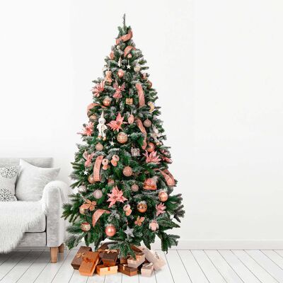 GALILEO Stoccolma Albero Di Natale 225 Cm 1369 Rami Pvc Con Pigne Colore Verde GALILEO Stoccolma Albero Di Natale 225 Cm 1369 Rami Pvc Con Pigne Colore Verde