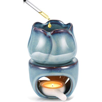 Neptune Bruciatore Di Cera Con Cucchiaino Per Lumino, Bruciatore Di Oli Essenziali, Aromaterapia, Bruciatore Di Cera Per Candele, Decorazione Per Camera Da Letto, Regalo Di Inaugurazione Della Casa Neptune Bruciatore Di Cera Con Cucchiaino Per Lumino, Bruciatore Di Oli Essenziali, Aromaterapia, Bruciatore Di Cera Per Candele, Decorazione Per Camera Da Letto, Regalo Di Inaugurazione Della Casa