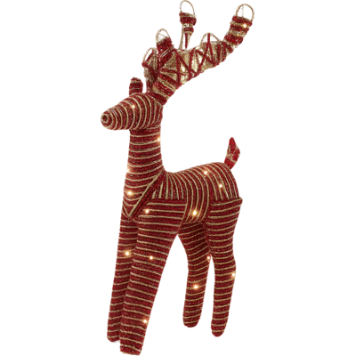 Kaemingk Statuetta Decorativa A Forma Di Renna Con Led, Decorazione Natalizia Da 55 Cm Kaemingk Statuetta Decorativa A Forma Di Renna Con Led, Decorazione Natalizia Da 55 Cm