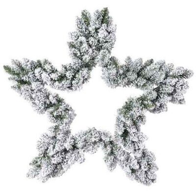 Kaemingk - Dietroporta Stella Pino Innevato Cm 50 Kaemingk - Dietroporta Stella Pino Innevato Cm 50