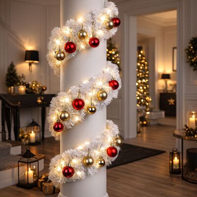 Ghirlanda di Natale VidaXL con 80 LED - Decorazione interna/esterna Ghirlanda di Natale VidaXL con 80 LED - Decorazione interna/esterna