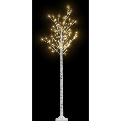VIDAXL Albero Natale 200 Led 1,8 M Salice Bianco Caldo Interno VIDAXL Albero Natale 200 Led 1,8 M Salice Bianco Caldo Interno
