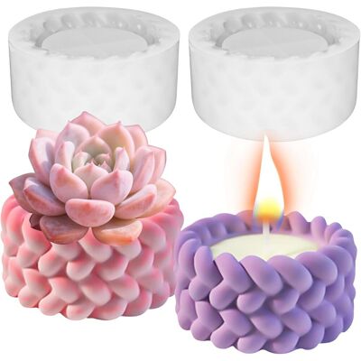 Neptune Set Di 2 Stampi Riutilizzabili In Silicone Per Lumini, Facili Da Sformare, Per Candele Profumate, Gesso, Progetti Fai Da Te Neptune Set Di 2 Stampi Riutilizzabili In Silicone Per Lumini, Facili Da Sformare, Per Candele Profumate, Gesso, Progetti Fai Da Te