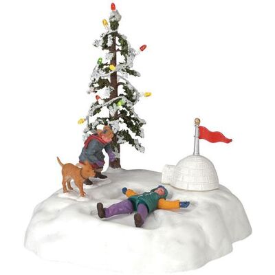 LEMAX Ragazzo Gioca A Fare L'Angelo - Presepe Natalizio 44187 - LEMAX Ragazzo Gioca A Fare L'Angelo - Presepe Natalizio 44187 -