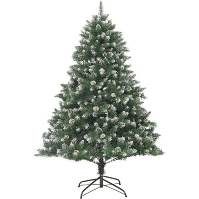 Albero di Natale artificiale vidaXL - 180 cm, Verde, Supporto, PVC Albero di Natale artificiale vidaXL - 180 cm, Verde, Supporto, PVC