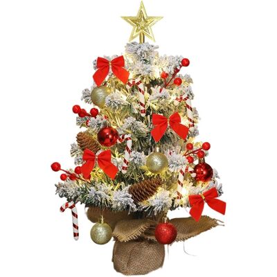Neptune Mini Albero Di Natale Artificiale, Piccolo Albero Di Natale Da 45 Cm Con Decorazioni E Luci A Led, Piccolo Albero Di Natale Da Tavolo Per Feste, Tavolo, Ufficio, Decorazione Per La Casa Neptune Mini Albero Di Natale Artificiale, Piccolo Albero Di Natale Da 45 Cm Con Decorazioni E Luci A Led, Piccolo Albero Di Natale Da Tavolo Per Feste, Tavolo, Ufficio, Decorazione Per La Casa