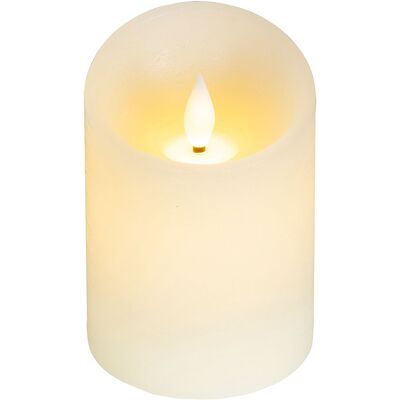 LUMINEO Candela Led Flameless 7,5x10,5 Cm Crema Con Timer E Luce Calda LUMINEO Candela Led Flameless 7,5x10,5 Cm Crema Con Timer E Luce Calda