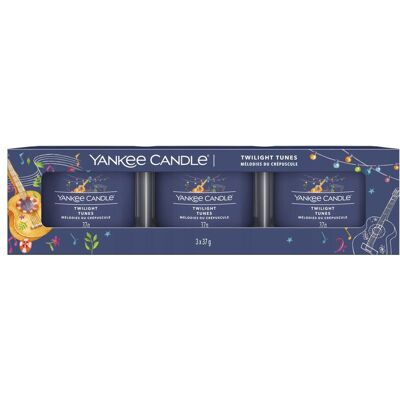 OEM Set Di Mini Candele Yankee Candle Twilight Tunes 3x37g OEM Set Di Mini Candele Yankee Candle Twilight Tunes 3x37g