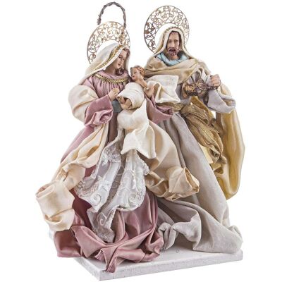 BIZZOTTO Natività Onorata Con Vestiti In Tessuto Statue Per Presepe BIZZOTTO Natività Onorata Con Vestiti In Tessuto Statue Per Presepe