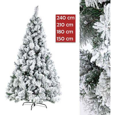 BIZZOTTO - Albero Di Natale Innevato 'cermis' In Pp Effetto Aghi Di Pino -240 Cm BIZZOTTO - Albero Di Natale Innevato 'cermis' In Pp Effetto Aghi Di Pino -240 Cm