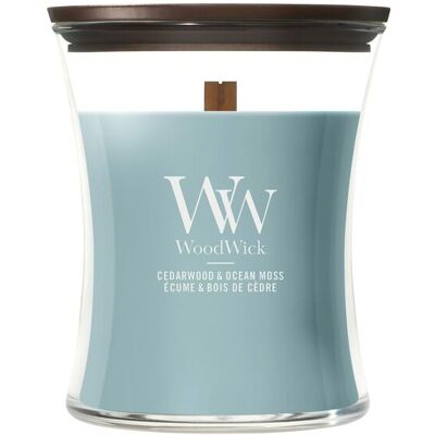 ALTRO Candela Cedarwood & Ocean Moss 275g Blu Woodwick ALTRO Candela Cedarwood & Ocean Moss 275g Blu Woodwick