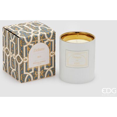 EDG Enzo De Gasperi Candela Deluxe Con Profumo H 9,5 Cm D 8 Cm Oud Scatola Regalo EDG Enzo De Gasperi Candela Deluxe Con Profumo H 9,5 Cm D 8 Cm Oud Scatola Regalo