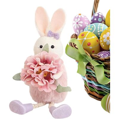 AULEDIO Figurine Di Coniglio Di Pasqua - Decorazione Da Tavola E Casa, Idea Regalo Per La Festa E La Stagione (viola - 1 Pezzo) AULEDIO Figurine Di Coniglio Di Pasqua - Decorazione Da Tavola E Casa, Idea Regalo Per La Festa E La Stagione (viola - 1 Pezzo)
