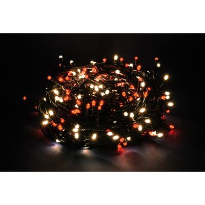 BAKAJI Luci Di Natale Led A Luce Calda Fredda Bianca Da Esterno Interno Addobbi Albero - Numero Led: 300 - Temperatura Di Colore: Luce Calda/rossa BAKAJI Luci Di Natale Led A Luce Calda Fredda Bianca Da Esterno Interno Addobbi Albero - Numero Led: 300 - Temperatura Di Colore: Luce Calda/rossa