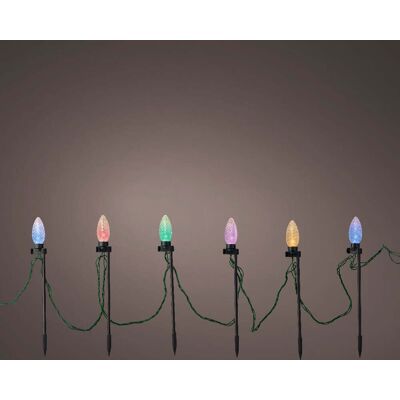 Kaemingk Catena Luminosa 20 Led Da 9,5 Metri Con Lampadine Da 3,4 Cm, 11 Giochi Di Luce Multicolore. Kaemingk Catena Luminosa 20 Led Da 9,5 Metri Con Lampadine Da 3,4 Cm, 11 Giochi Di Luce Multicolore.