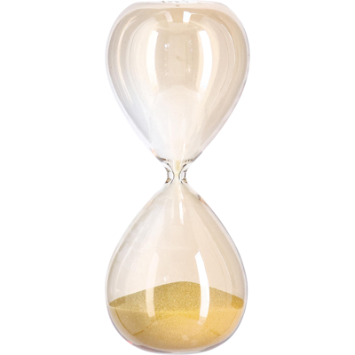 BIZZOTTO Clessidra Kronos Iridescente Realizzata In Vetro Decorazione Da Interno -ø8 X H 19.2cm / Bianco-perla BIZZOTTO Clessidra Kronos Iridescente Realizzata In Vetro Decorazione Da Interno -ø8 X H 19.2cm / Bianco-perla