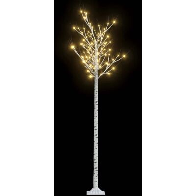 VIDAXL Albero Natale 220 Led 2,2 M Salice Bianco Caldo Interno VIDAXL Albero Natale 220 Led 2,2 M Salice Bianco Caldo Interno