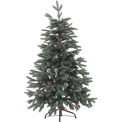 Albero di Natale Verde DENALI di Beliani - Neve artificiale, 120cm Albero di Natale Verde DENALI di Beliani - Neve artificiale, 120cm