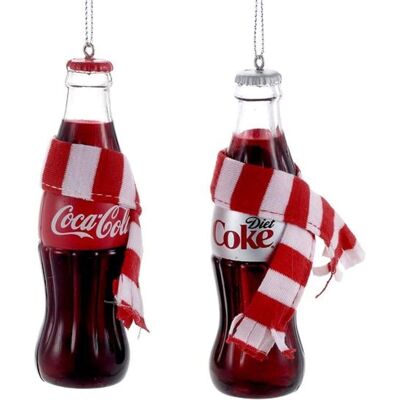 Disney Decorazione Bottiglia Di Coca-cola Con Sciarpa Disney Decorazione Bottiglia Di Coca-cola Con Sciarpa